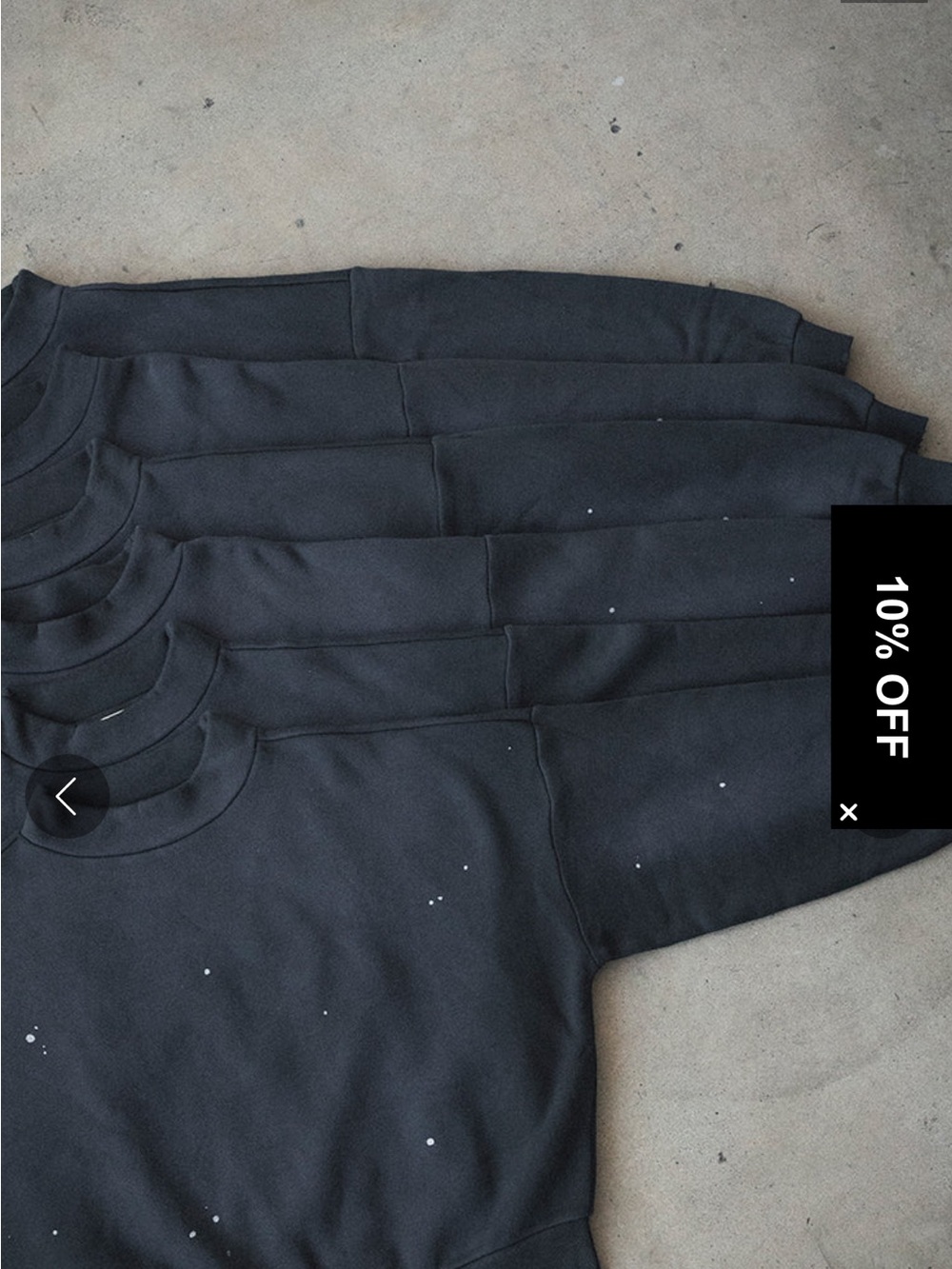 Elwood Black Crewneck Sweatshirt